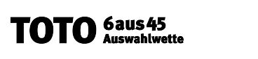 TOTO 6aus45 Auswahlwette Gewinnzahlen.